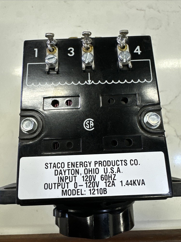 Statco Variable Transformer 1020B Brand New No Dial