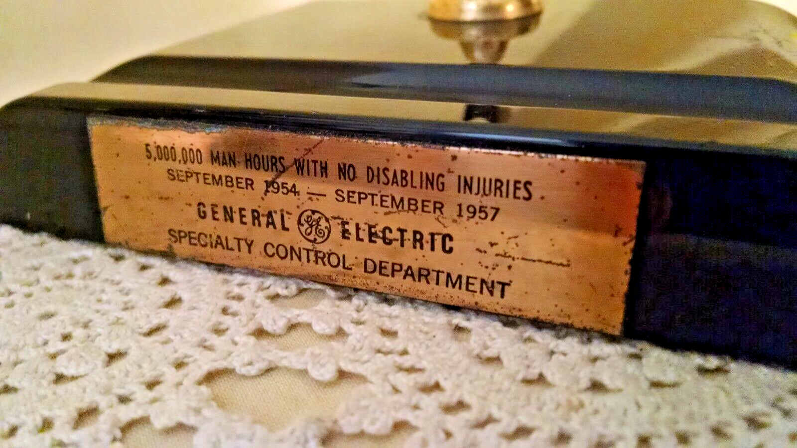 General Electric Pen Holder Specialty Control Dept No Injuries Sept 1954 1957