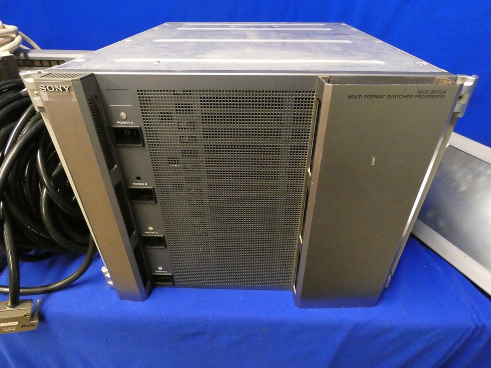 Sony MVS-8000 4M/E, 68input, 48 output Switcher w/ Aux panel & Menu Panel