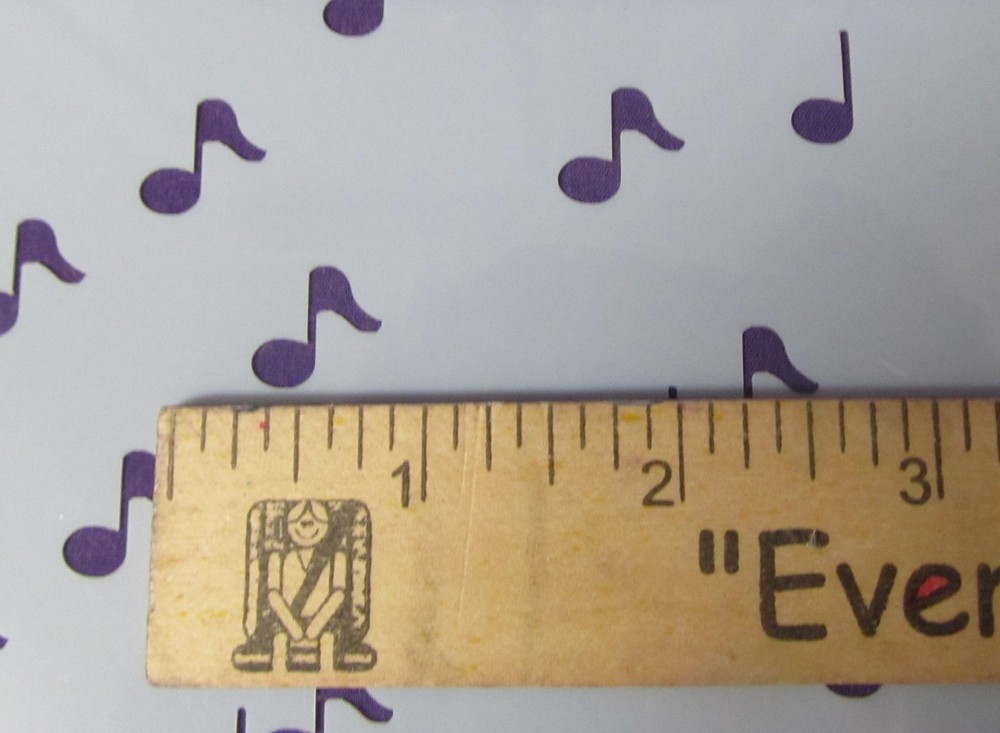 Cake Decorating and Craft Stencil Multiple Music Notes