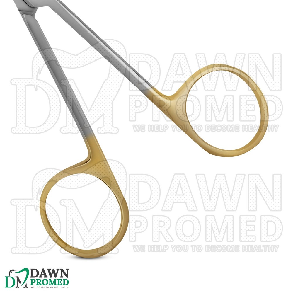 Premium German TC Iris Scissors 4.5" Straight Surgical Dental Instruments