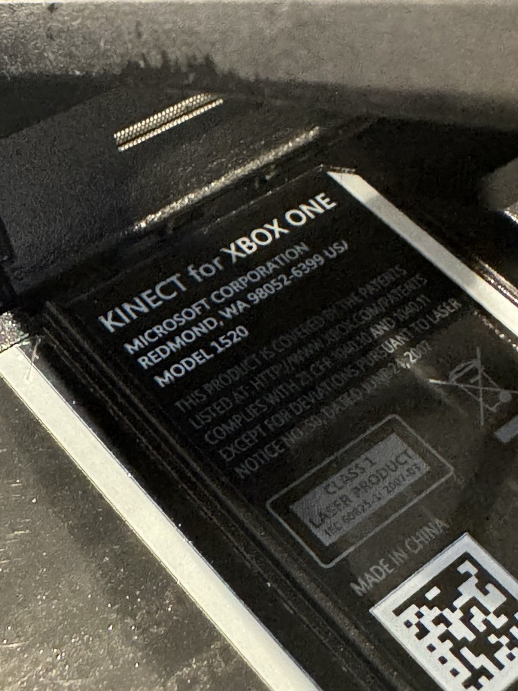 Xbox One Kinect Sensor Black Model 1520 Microsoft - Tested Works!