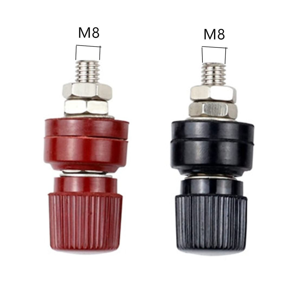 6Pcs Terminal Binding Post M8 Threaded Diameter Binding Post JR2069