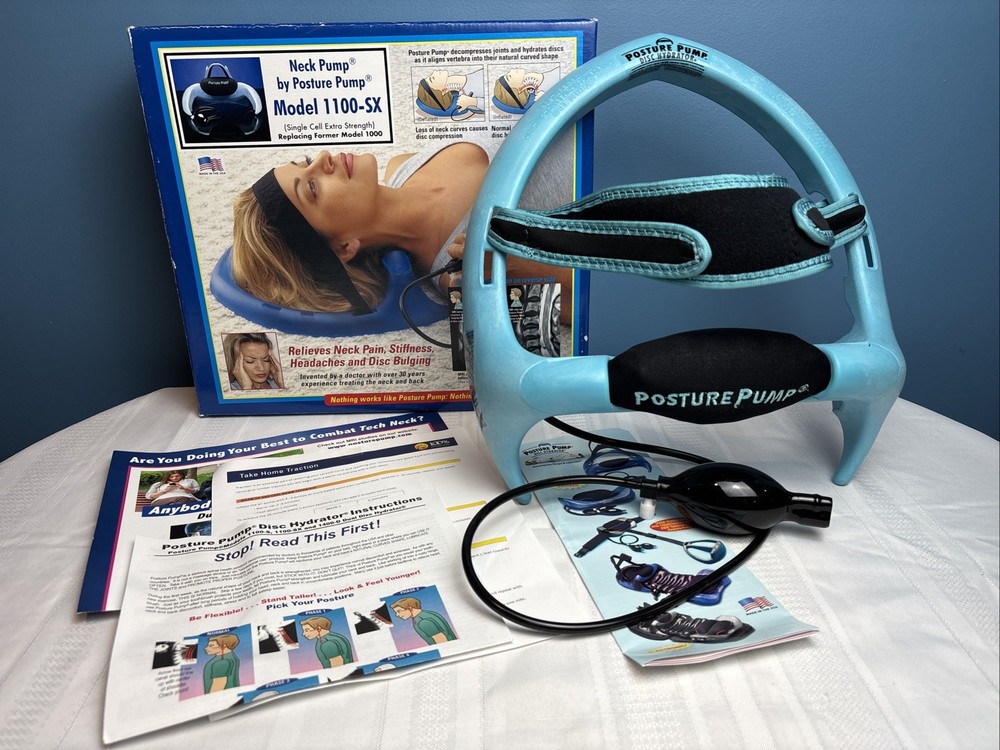 Posture Pump 1100-SX Single Neck Air Cell Extra Strength Cervical Disc Exerciser