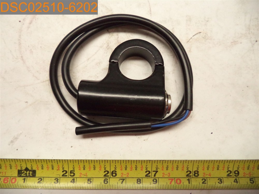 Motorcycle Black Handlebar Mount Headlight Button X001RKMS2L