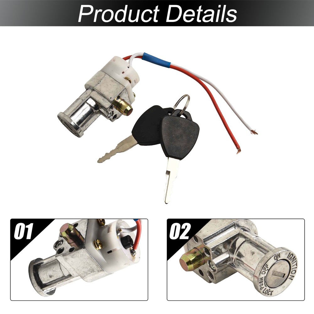 Reliable Battery Charger Lock Switch for Various Applications with 2 Keys
