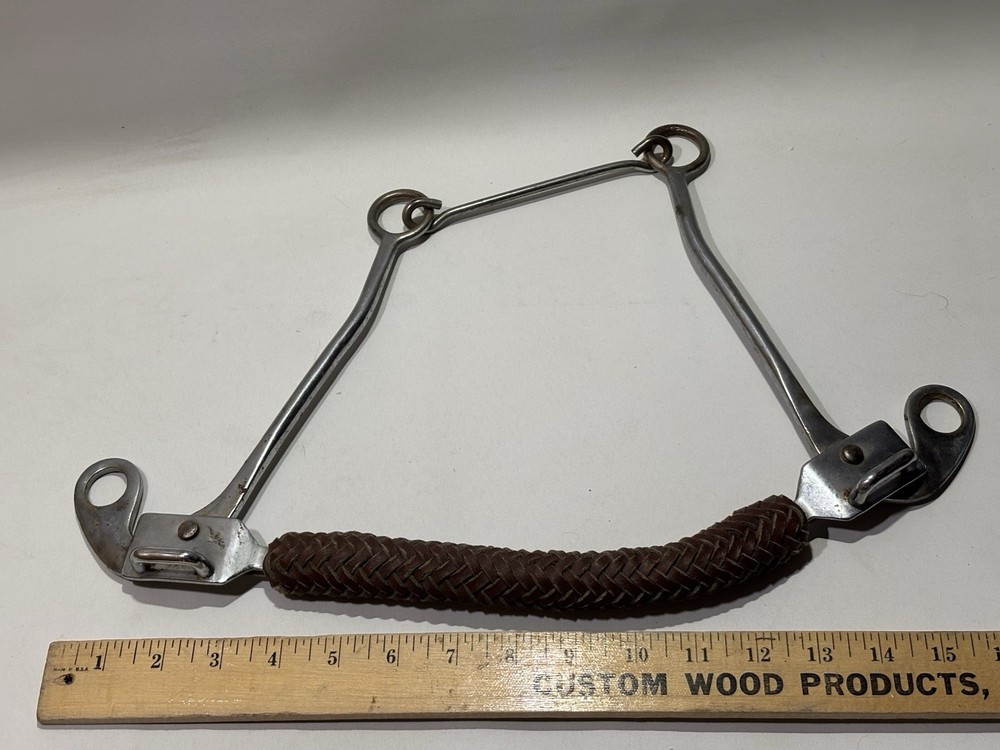 Western Braided Hackamore Bit Horse