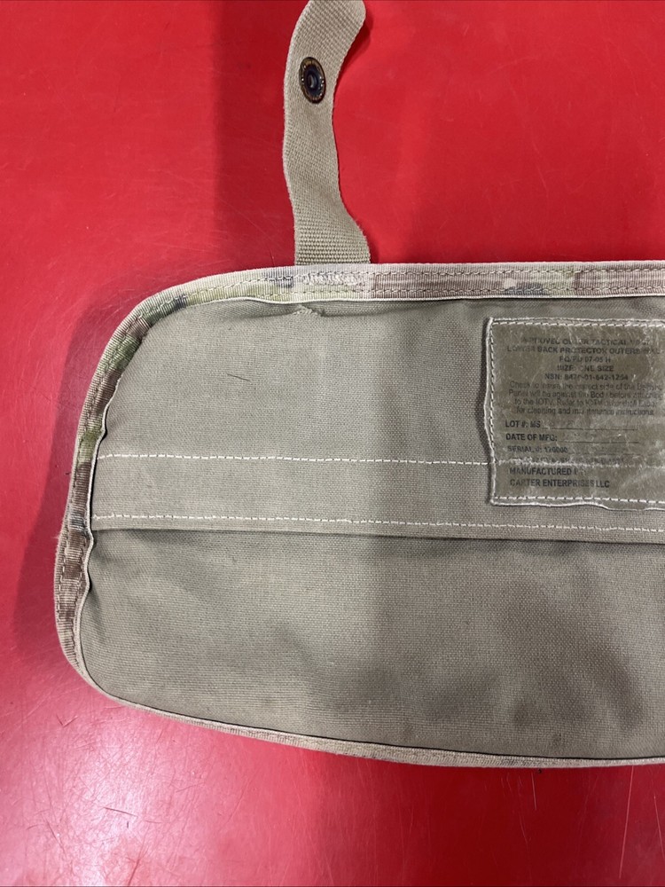 OCP LOWER BACK PROTECTOR WITH SOFT INSERT PRE-OWNED OCP MULTICAM