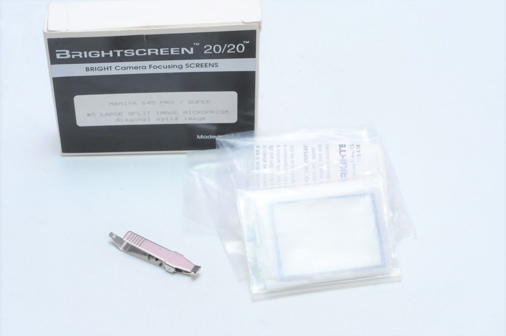 Brightscreen 20/20 Focusing Screen Split Image For Mamiya Pro/Super