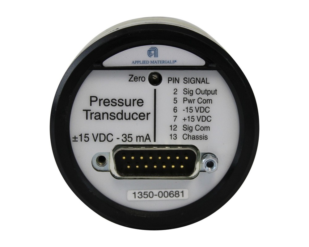 AMAT APPLIED MATERIALS 1350-00681 CAPACITANCE MANOMETER 15VDC