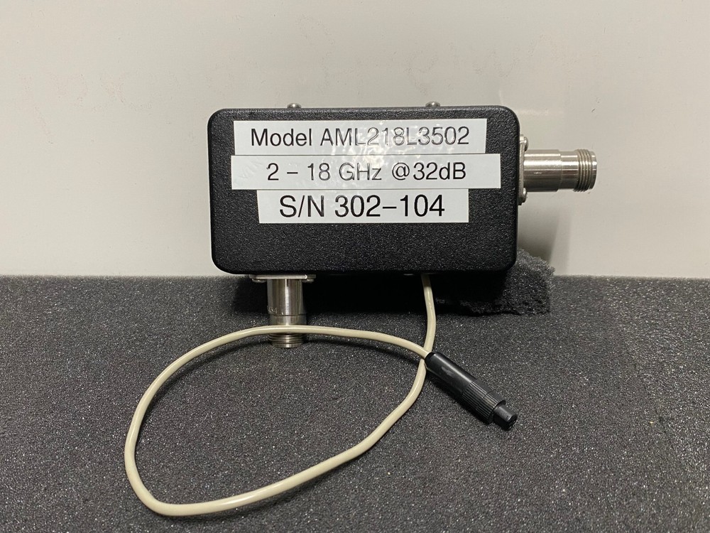 MicroSemi / MicroChip AML218L3502 Multi-Octave Band Amplifier 2 - 18GHz