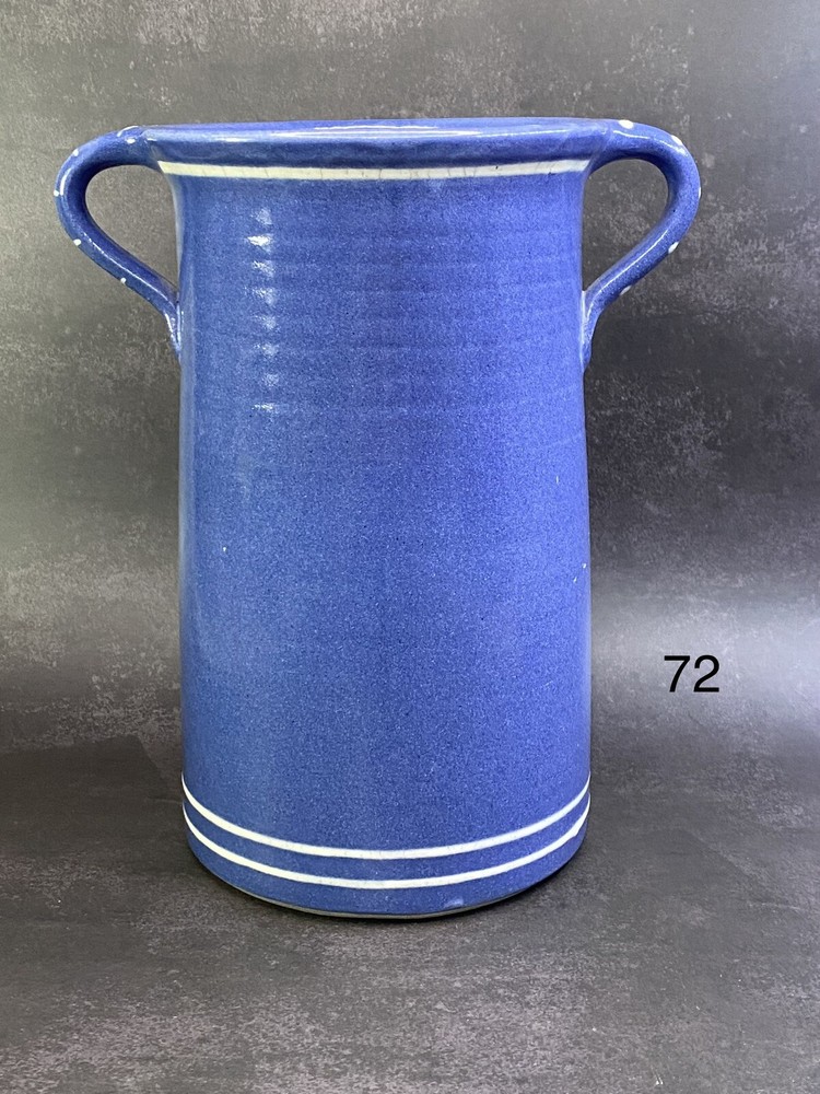 Amazing two Handled Stone Jar. Pottery Kitchen with Handles -- Large & Tall.