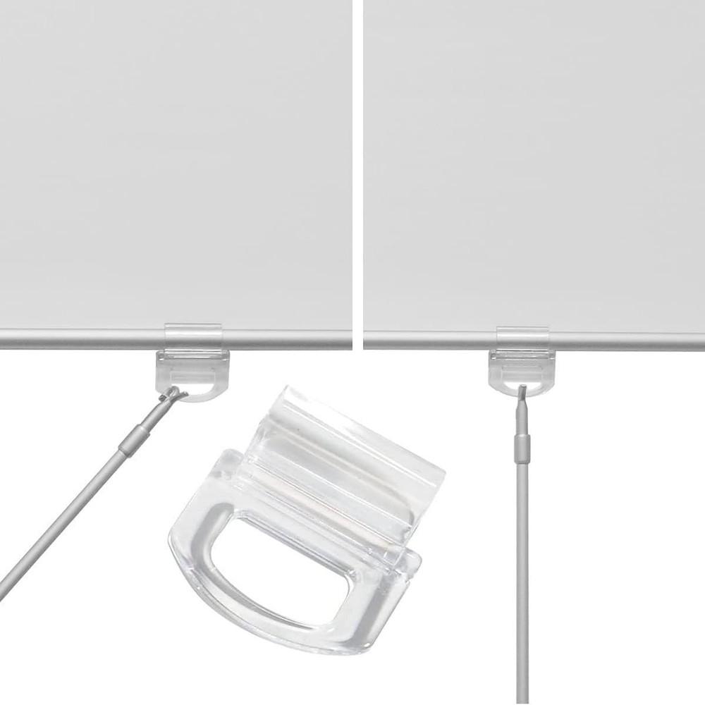 Lifting Clamp Pull Cordless Roller Blinds Shades Transparent Handle Pull Fit