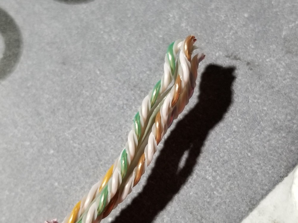 Commscope 2091B GigaSPEED X10D Cat6A U/UTP Plenum Network Cable CMP Pink /100ft