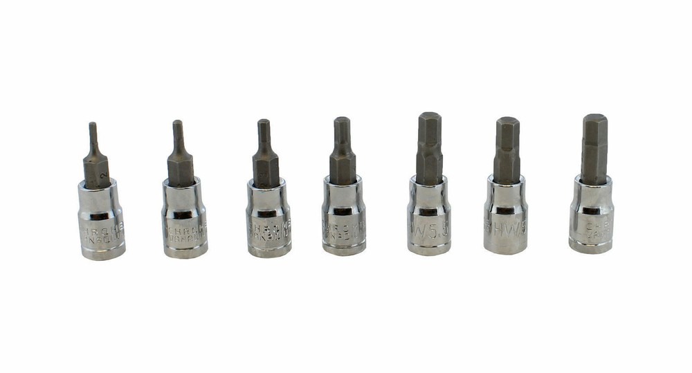 Master Hex Bit Set | 32pc SAE & Metric Socket Set Standard Allen 1/4" 3/8" 1/2"