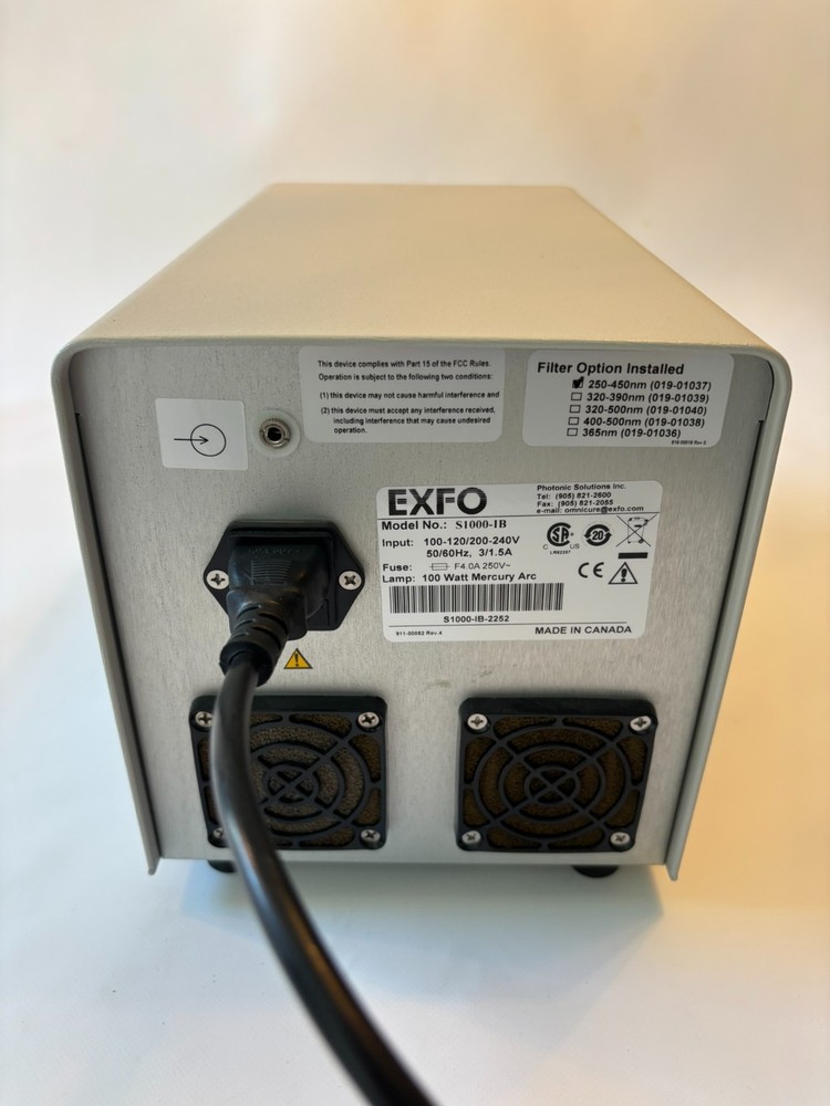 EXFO OmniCure Series 1000 UV Curing System / UV Curing System - Tested