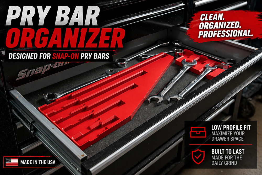 Snap On Prybar Organizer