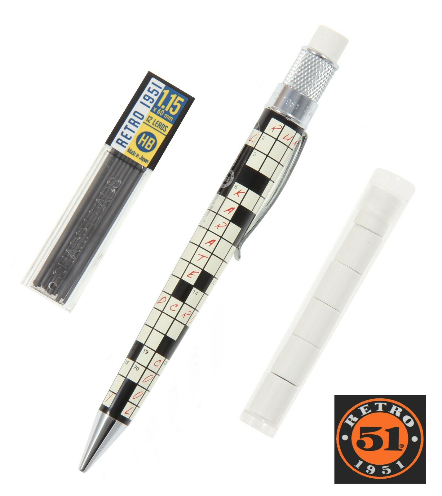 Retro 51 Crossword 1.15 mm Mechanical Lead Pencil #VRP-1545