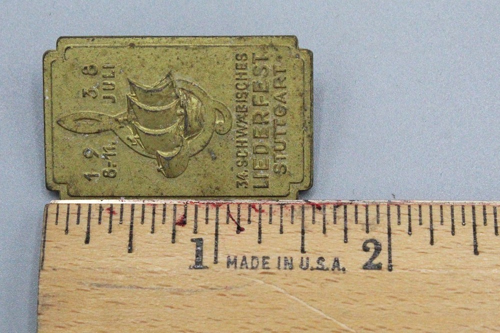 WW2 German Stuttgart Tinnie . PIN418
