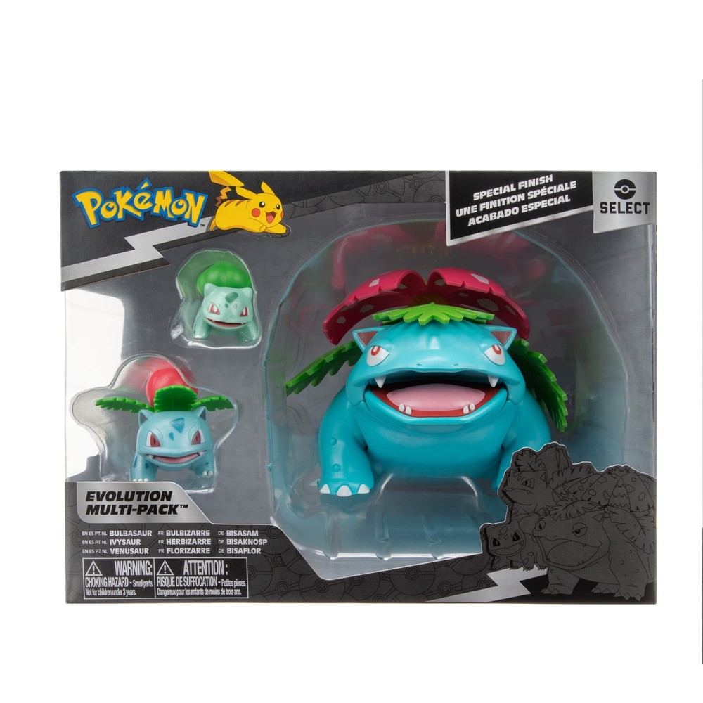 Pokémon Select Evolution 3 Pack - Features 2-Inch 3 Piece Set, Style 1