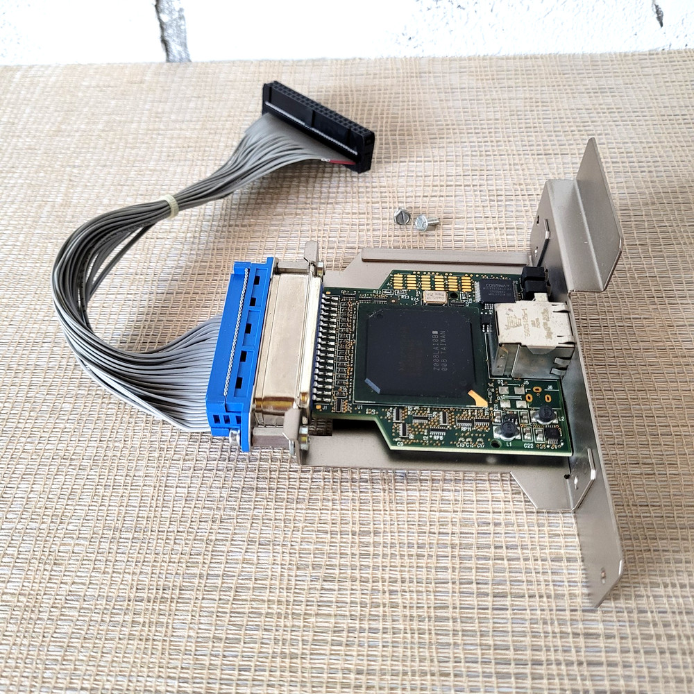Zebra 105SL Printer Ethernet Network Interface Card 47560-100 Rev B TESTED