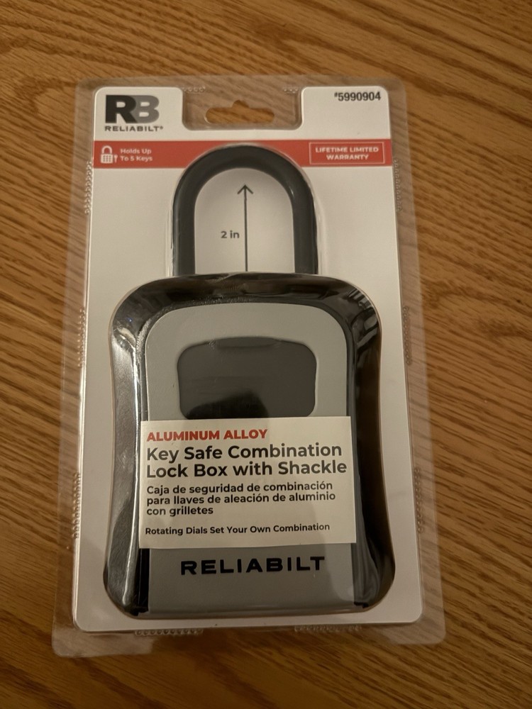 key lock box wall mount combination Reliabilt