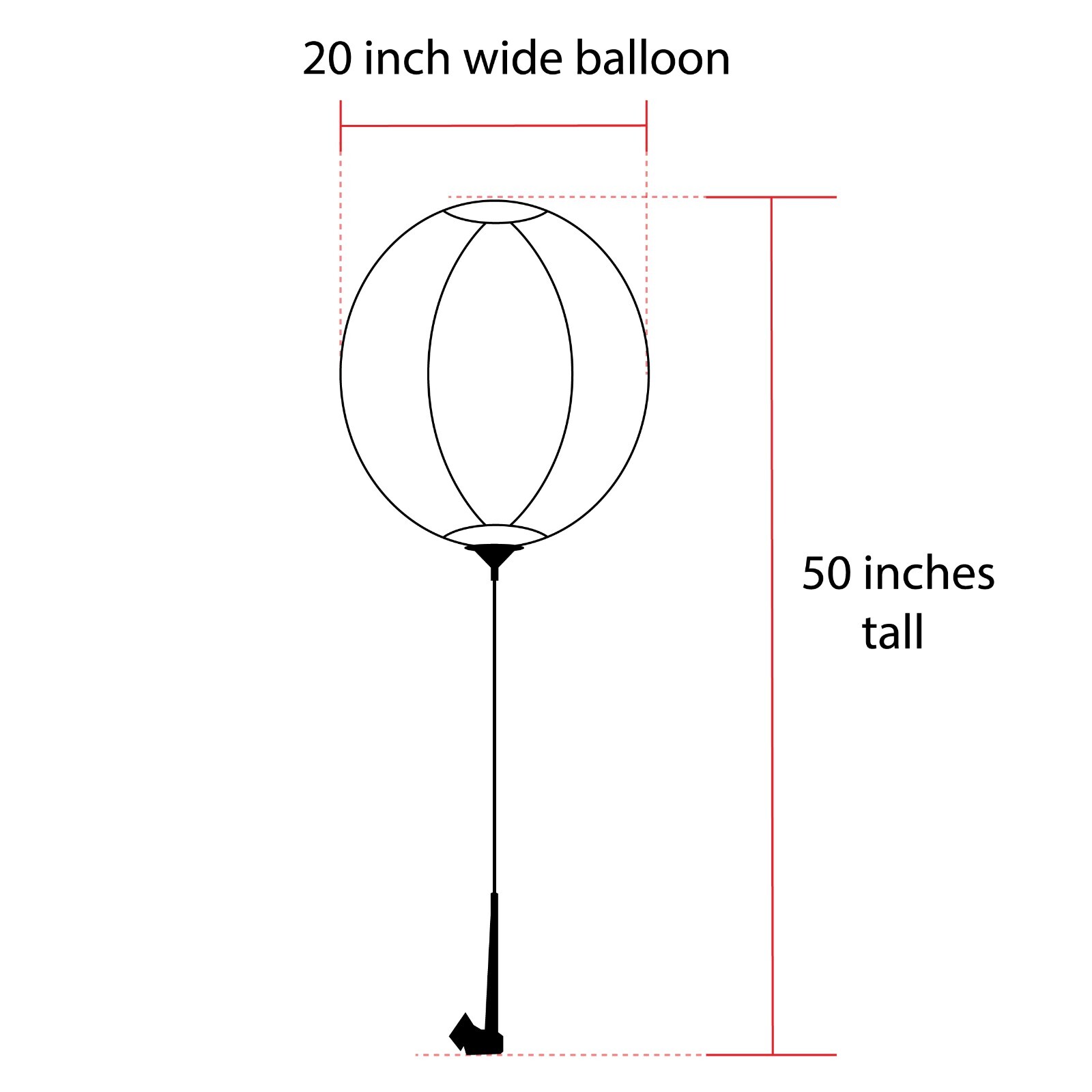 Reusable Balloon Window Kit - No Helium Needed - PVC Vinyl for Car Dealerships