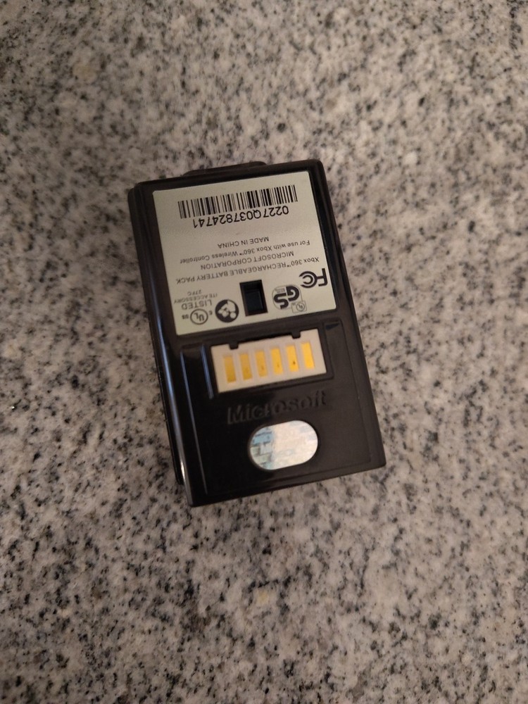 Microsoft Xbox 360 Black Rechargeable Battery Pack OEM UNTESTED