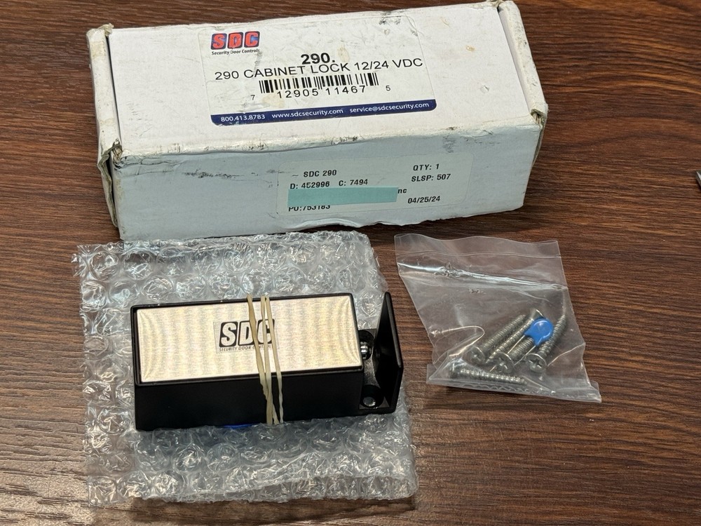 SDC 290 Cabinet Lock 12/24 VDC Security Door Controls