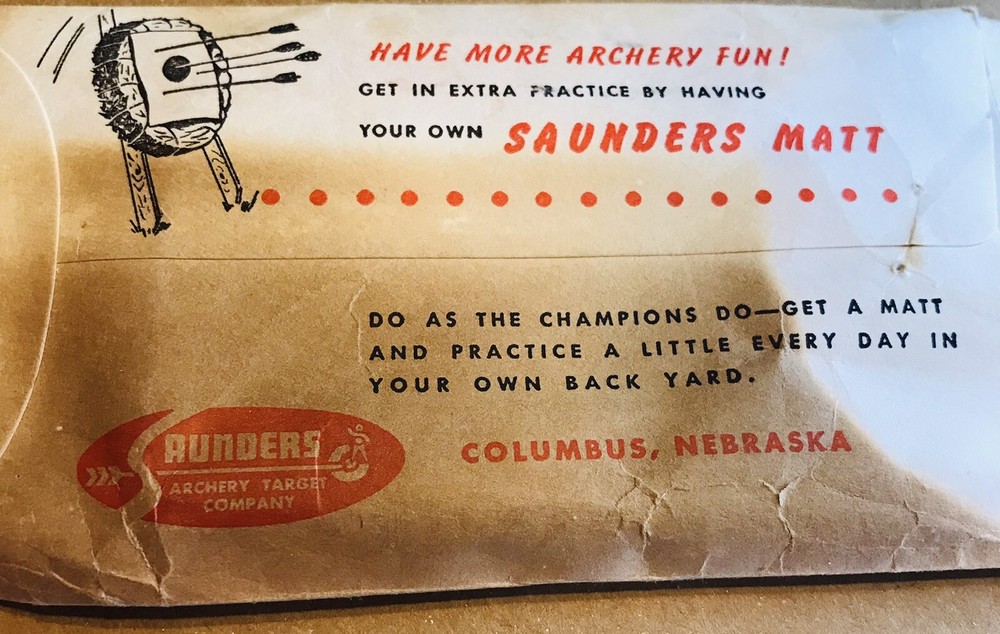 Aunders Archery. 4 Target Face Stamples. Galvanized.