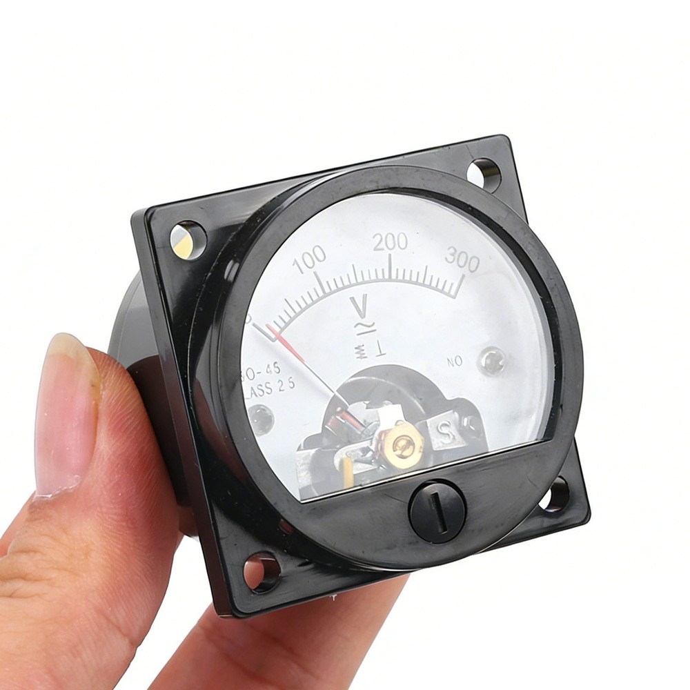 US Stock AC 0 ~ 300V Round Analog Volt Pointer Needle Panel Meter Voltmeter