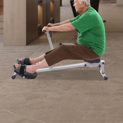 Space-saving Rowing Machine Adjustable Foldable Rowing Exercise Machine Fitness