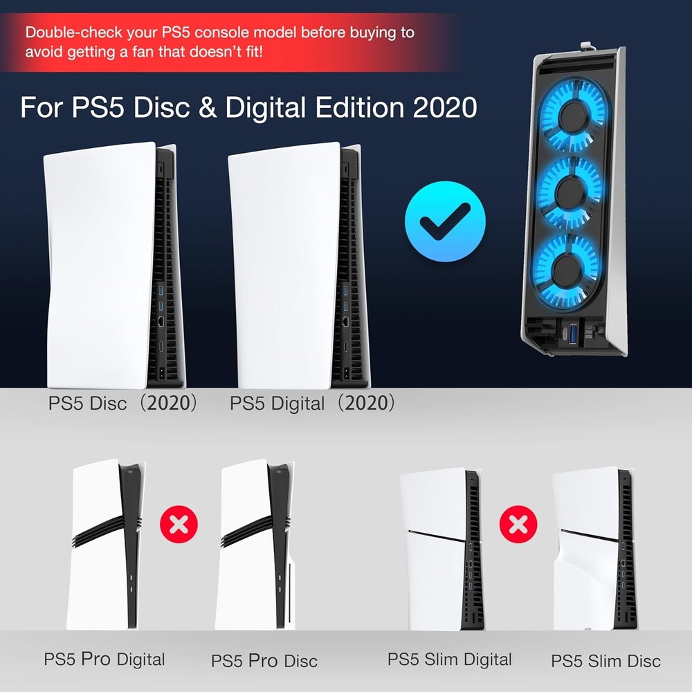 Quiet cooling fan for game console