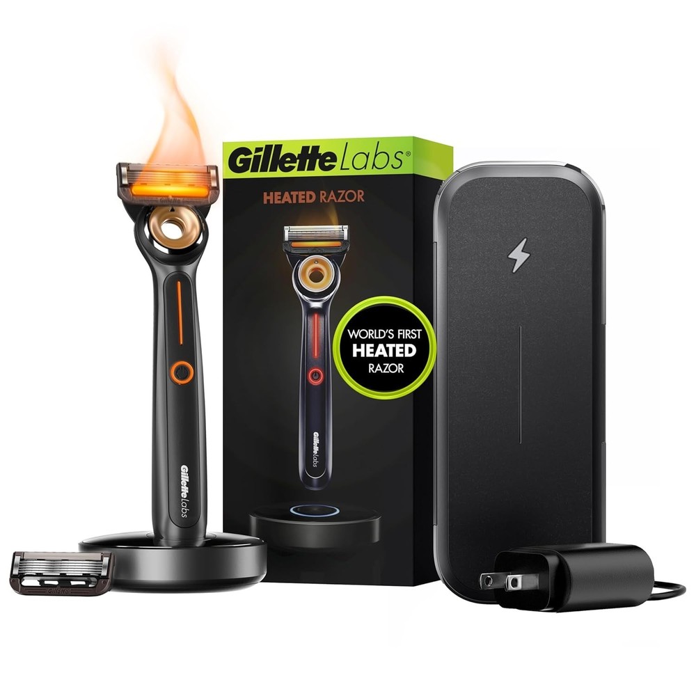 Gillette Labs Heated Razor Starter Kit w/ Base & Case