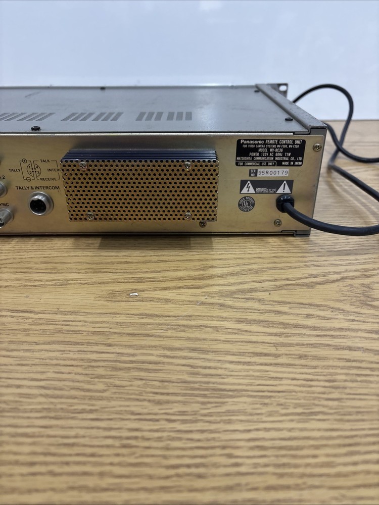 Panasonic WV-RC36 Remote Control Unit ***Turns On