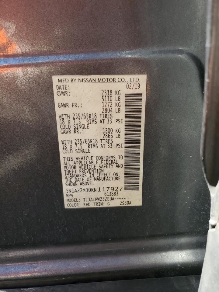Driver Left Front Spindle/Knuckle Fits 15-24 MURANO 2527203