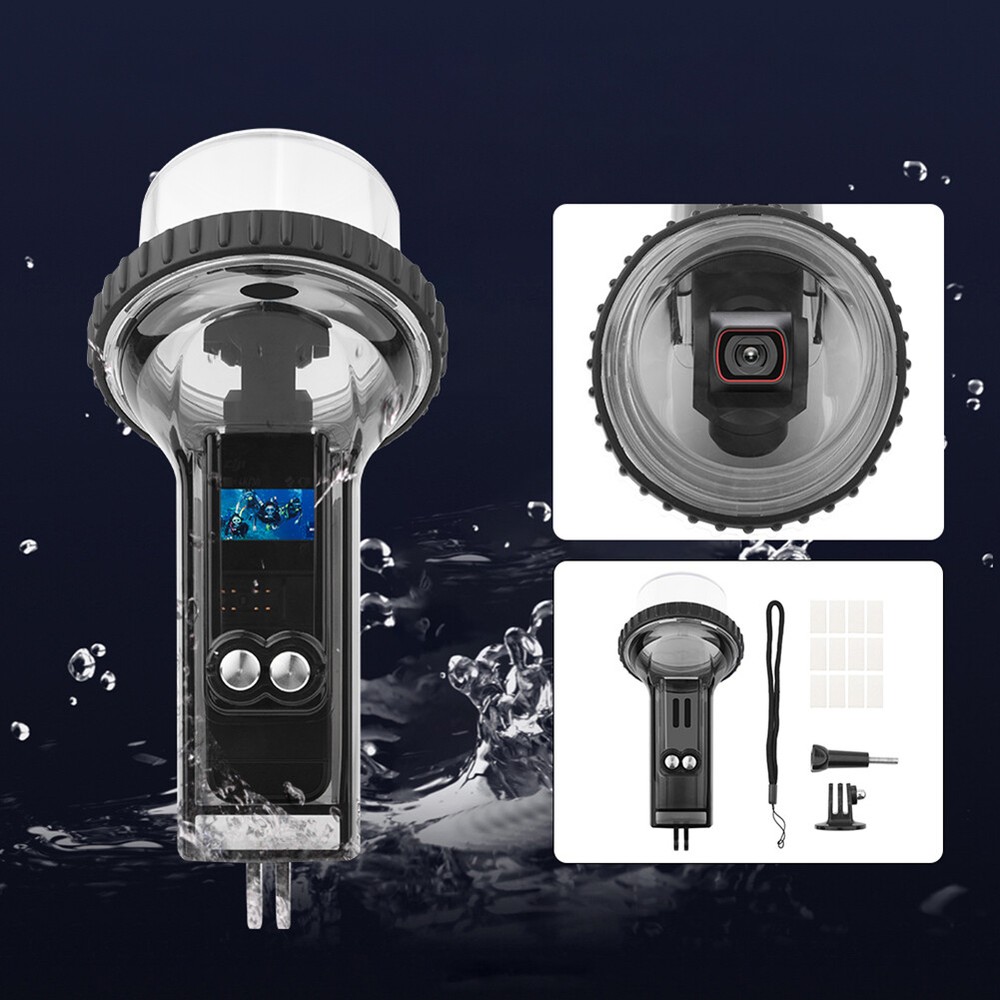 60M Waterproof Case Protective Housing Shell for DJI Pocket 2 Diving Camera