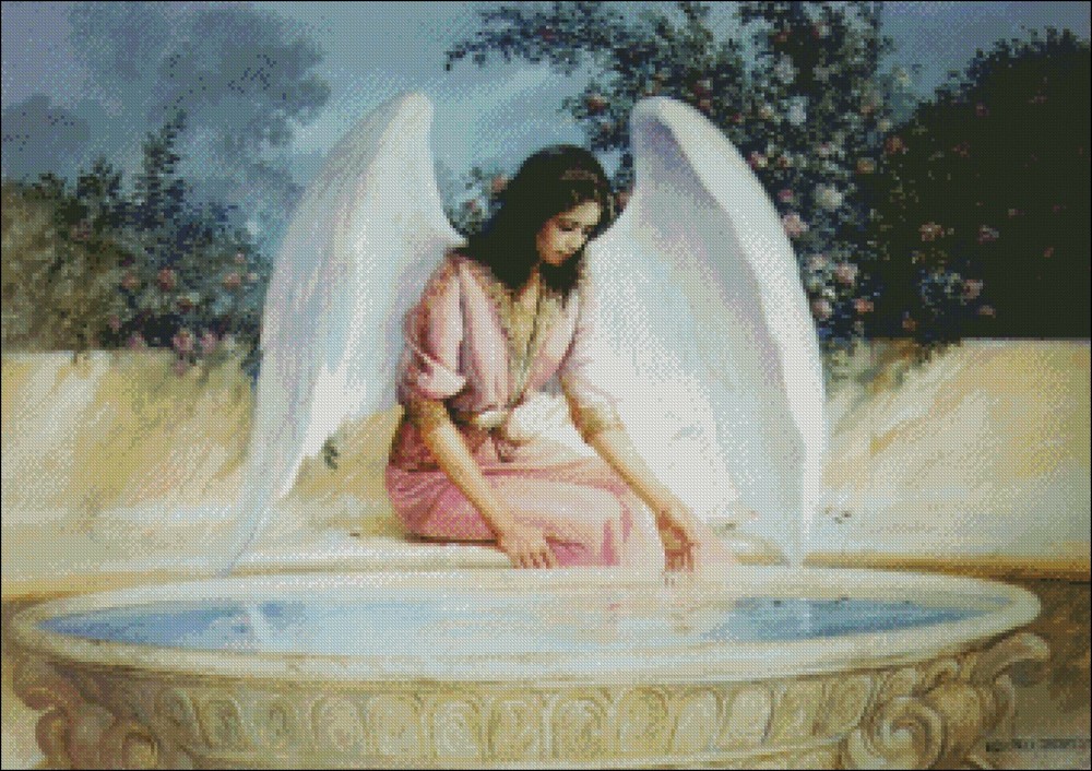 Reflections - Chart Counted Cross Stitch Patterns Needlework DIY DMC Color