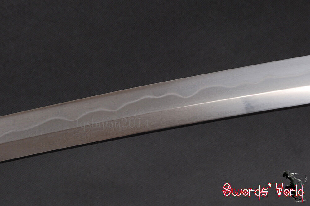 Folded 1095 Carbon Steel Clay Tempered Bare Blade For Japanese Samurai Katana