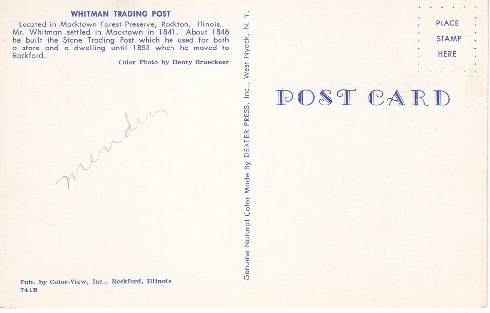 WHITMAN TRADING POST, ROCKTON, IL- PC4963