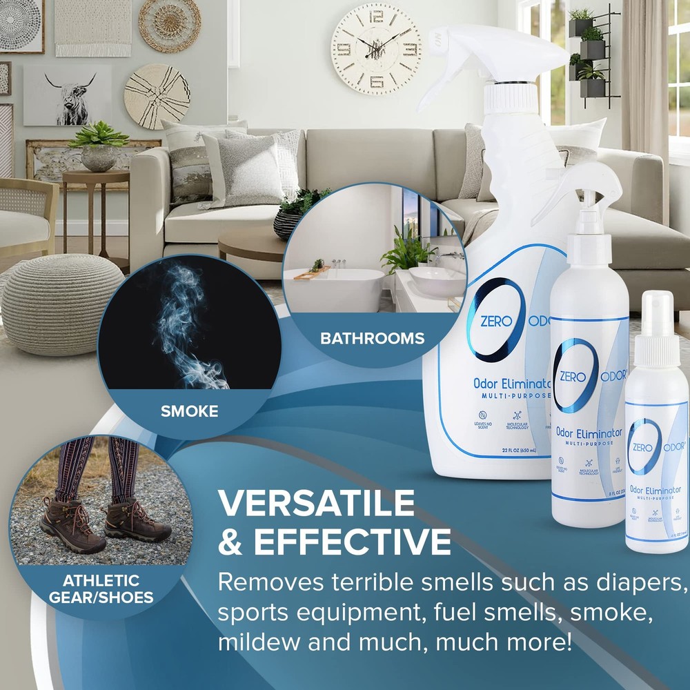 Zero Odor - Multi-Purpose Household Odor Eliminator Kit