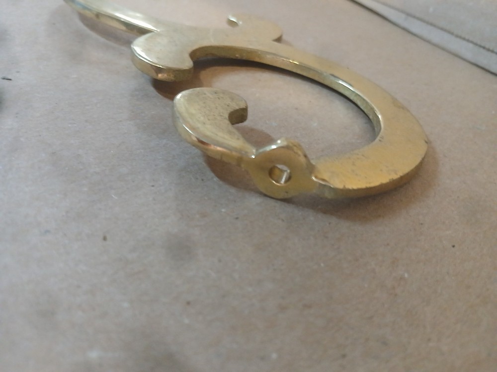 Vintage Brass Corner Brackets