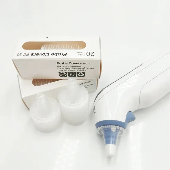 Ear Thermometer Probe Covers 300-Pack – Disposable Fits All Braun Models