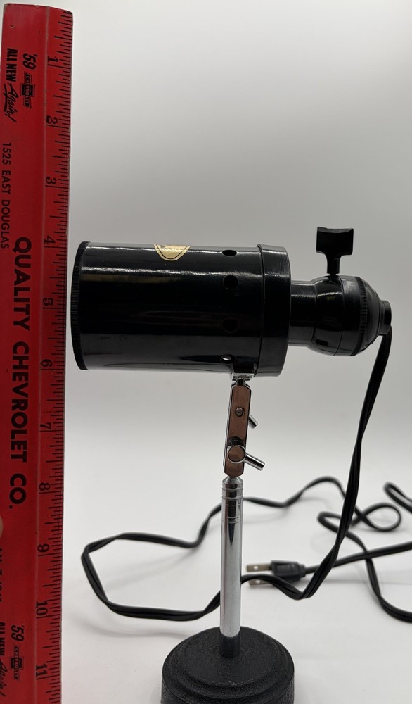 Vintage Perfect Adjustable Microscope Lamp Model No. 807 - Works