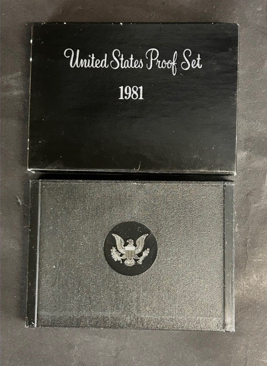The 1981 United States Mint Proof Set Type 2