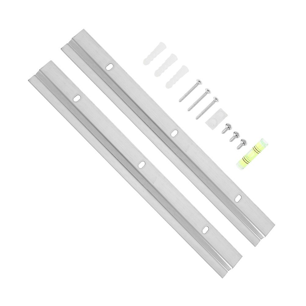 2 Sets Wall Mounting Interlocking Brackets Non Trace Picture Hooks