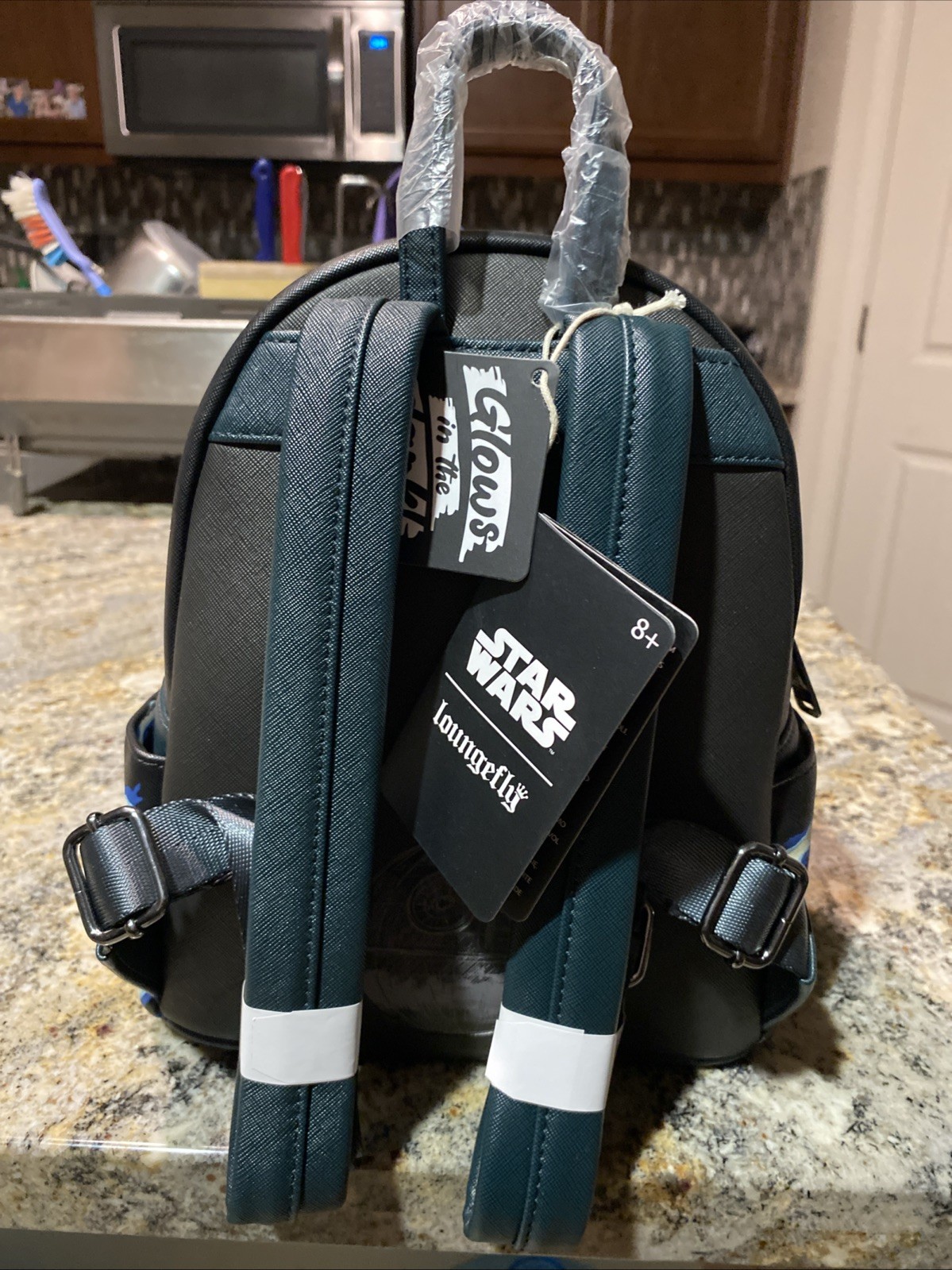 Disney Star Wars Emperor Palpatine Force Lightning Loungefly Backpack NWT