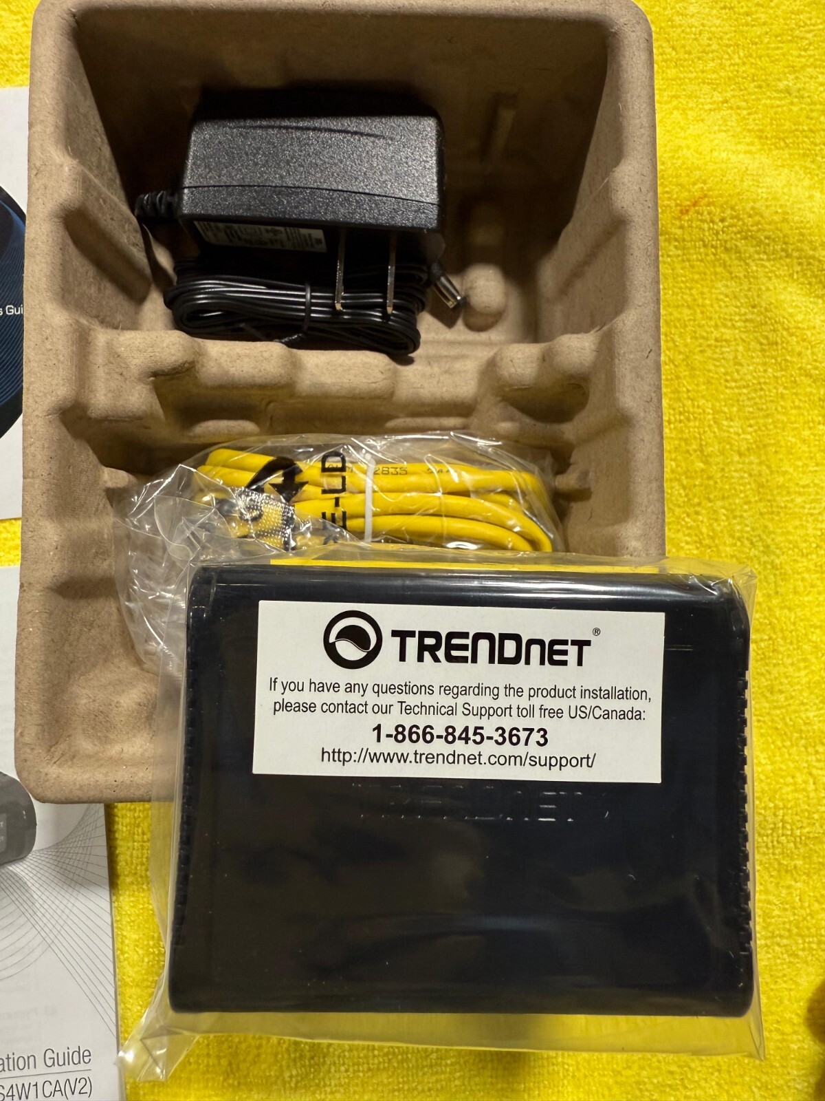Trendnet 4-port High Speed Broadband Router Model TW100 S4W1CA Black