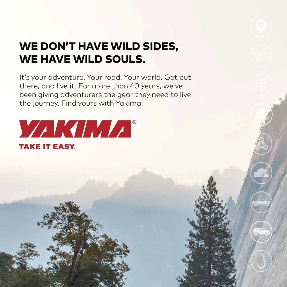 Yakima TopShelf Second Level Hitch Base Rack Storage System w/2 SKS Locks (Used)