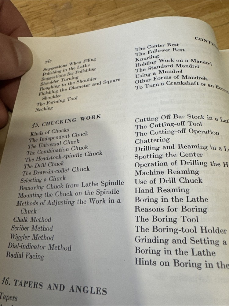 Machine Tool Operation Manual